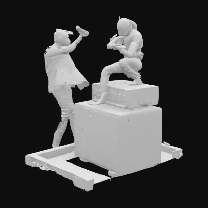 3D model for Agent 47 vs Poison Ivy: The Green Reign"
Agent 47 vs Deadshot: “The Crosshairs Converge” — Art Prompt 🔥

Scene Composition:
The design freezes an intense rooftop duel: Agent 47 slides behind the low cover of a crumbling ledge, twin silenced pistols aimed outward, his tie flaring in the wind. Across from him, Deadshot perches on a damaged air conditioning unit, wrist cannon charged, his iconic laser sight cutting through the smoky night directly at 47’s head.

The background showcases Gotham’s skyline under a blood-red moon, spotlighting distant police choppers circling the scene. Shattered glass and shell casings glint mid-air, caught between both assassins’ crossfire.