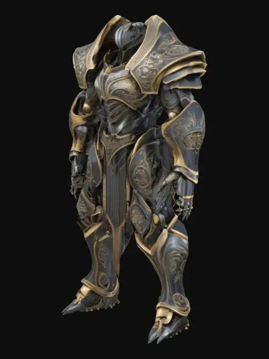 3D model for Ebon Knight