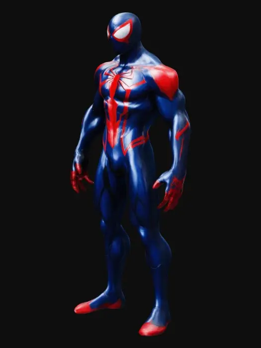 3D model for Spiderman 2099