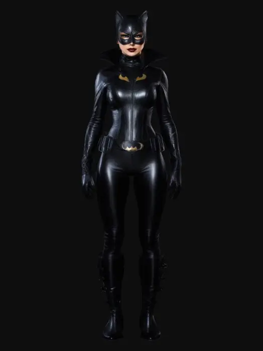 3D model for Cat woman combinaison en cuir