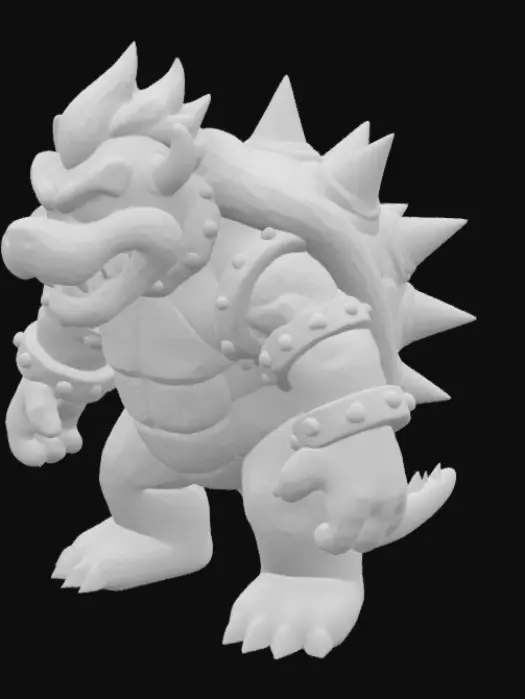 3D model for Crée moi le méchant bowser 