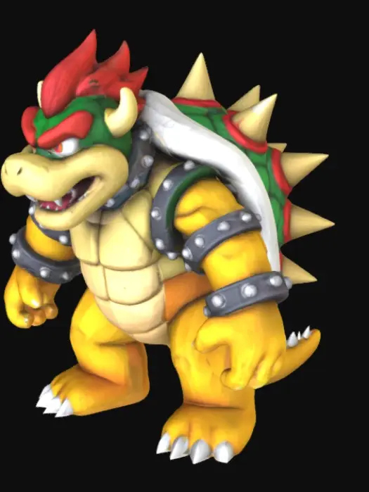 3D model for Crée moi le méchant bowser 