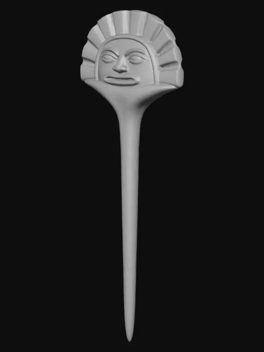 3D model for Sun Idol Scepter