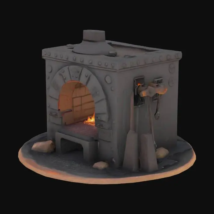 3D model for Blacksmith furnace