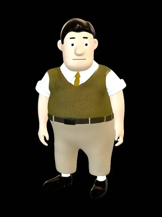 3D model for Vested Clerk