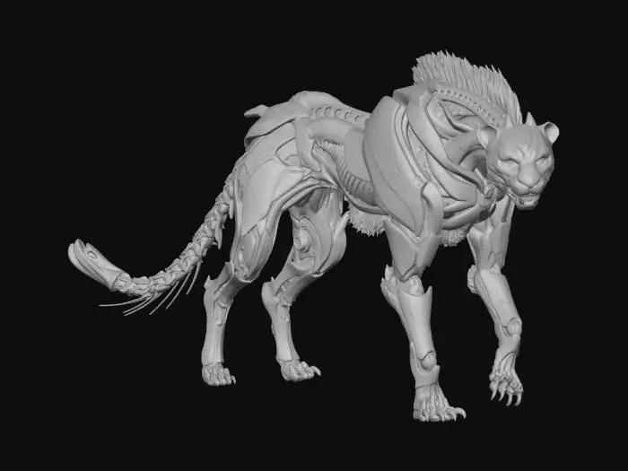 3D model for Cyber Panther