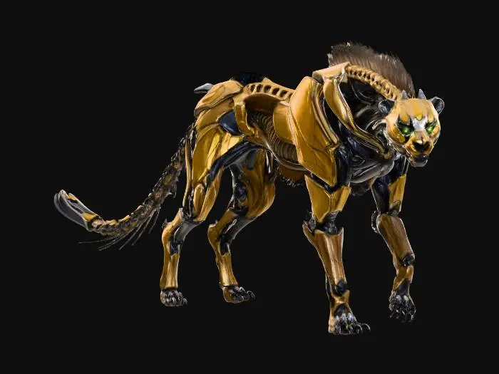 3D model for Cyber Panther