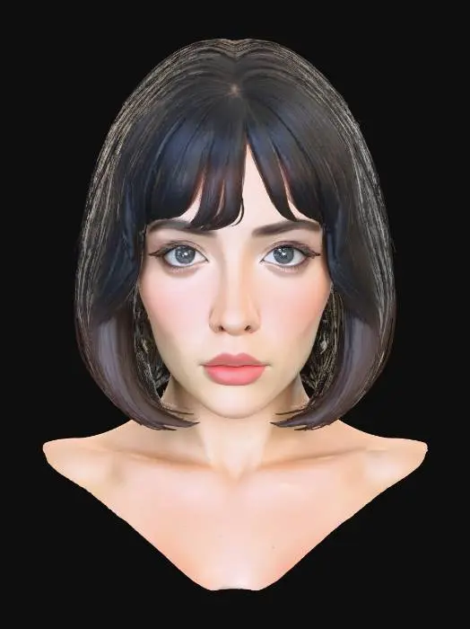 3D model for Portrait of Elegance