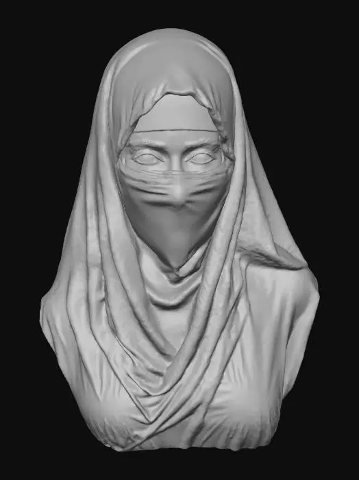 3D model for Veiled Gaze