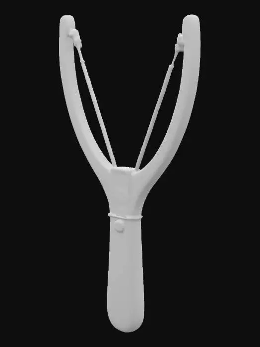 3D model for a basic slingshot weapon