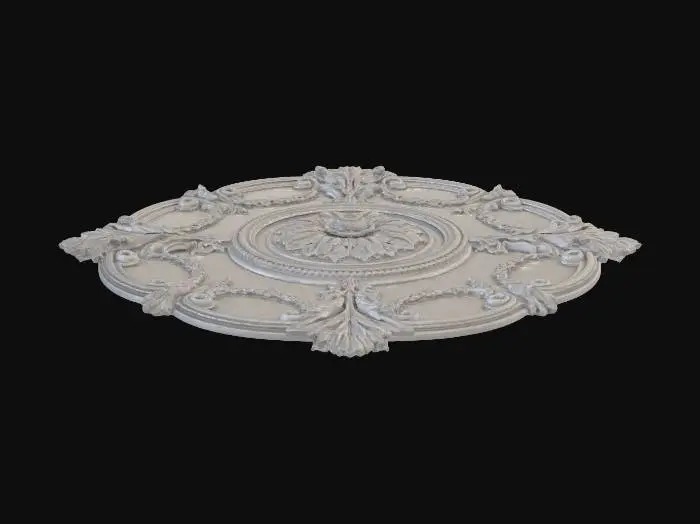 3D model for Ornate Floral Ceiling Medallion