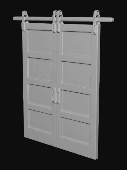 3D model for Sliding Barn Doors Clean Sharp Edges Best Quality