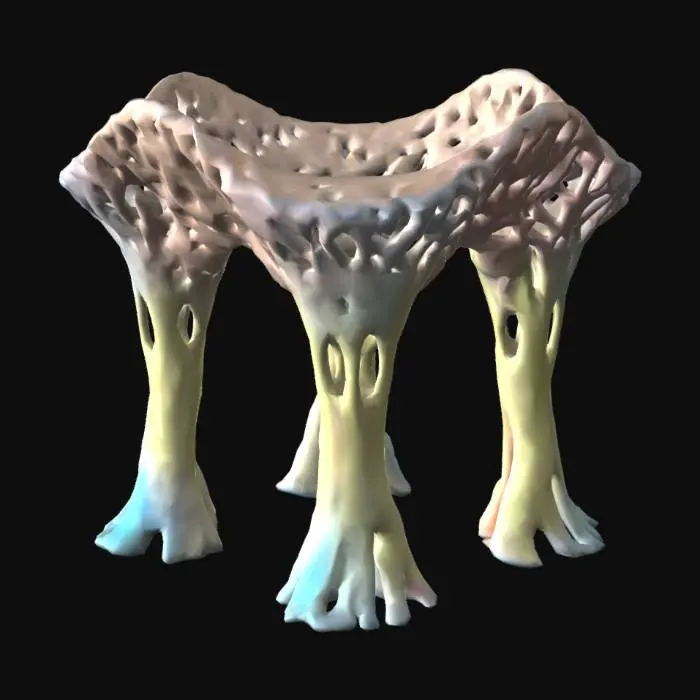 3D model for Ethereal Structure, Organic Gazebo