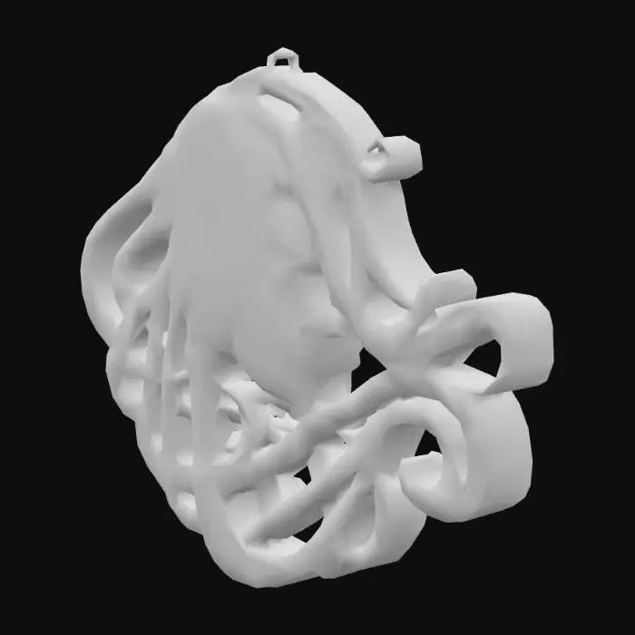 3D model for verdigris art deco plaque