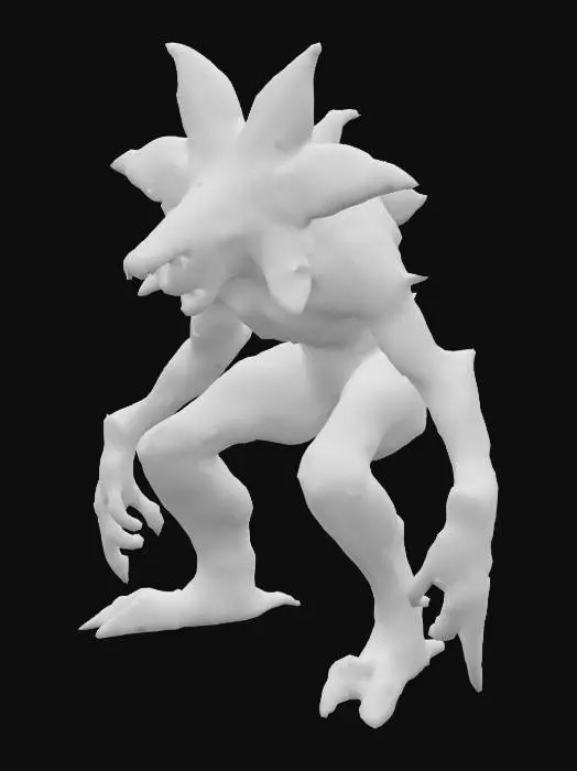 3D model for Demogorgon Creature