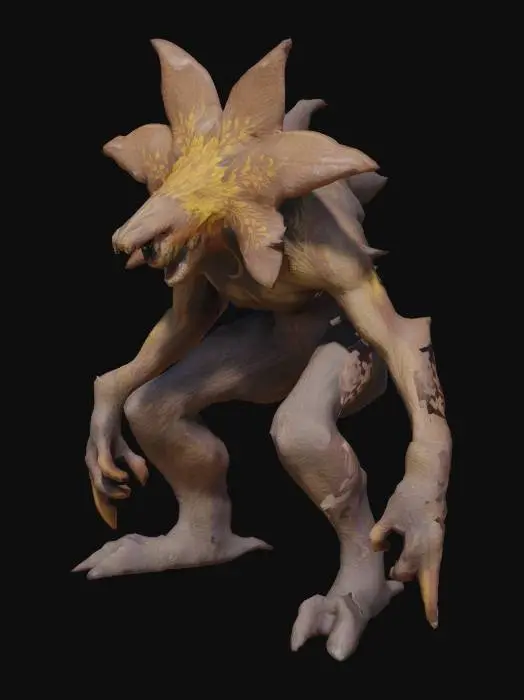 3D model for Demogorgon Creature