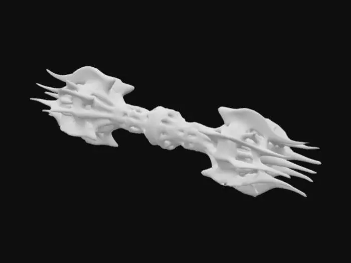 3D model for Golden Vajra Ornament