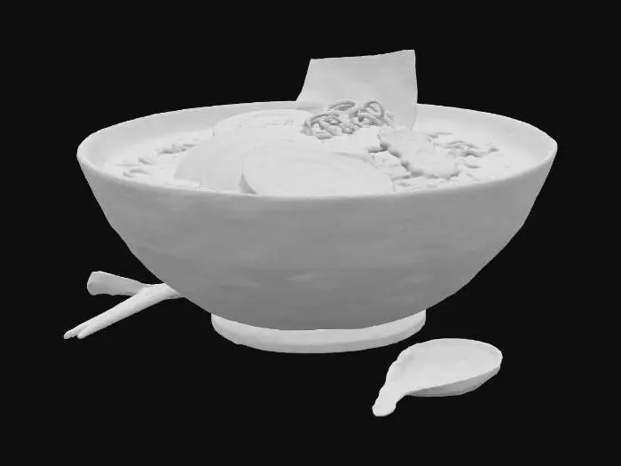 3D model for Ramen Delight, #food#, #food#, #food#