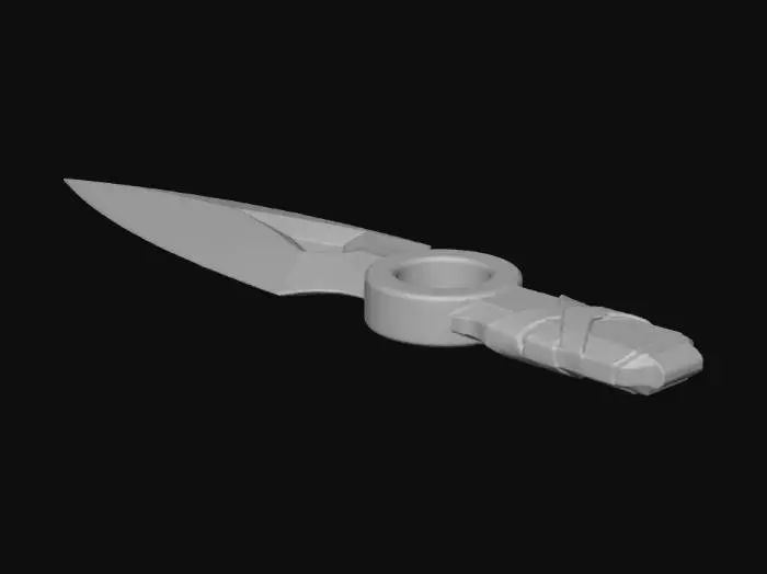 3D model for Silver Fang Kunai