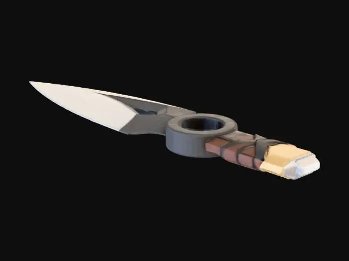 3D model for Silver Fang Kunai