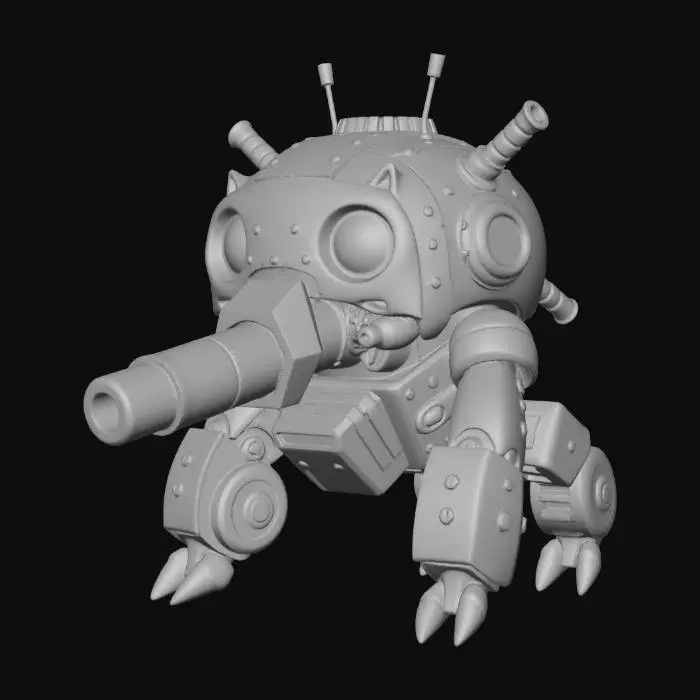 3D model for RoboMeanie_D_01