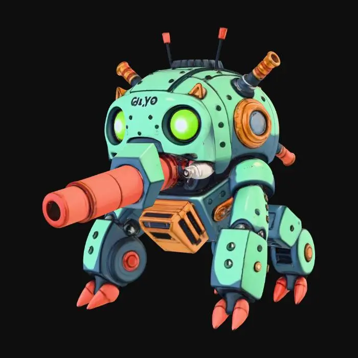 3D model for RoboMeanie_D_01