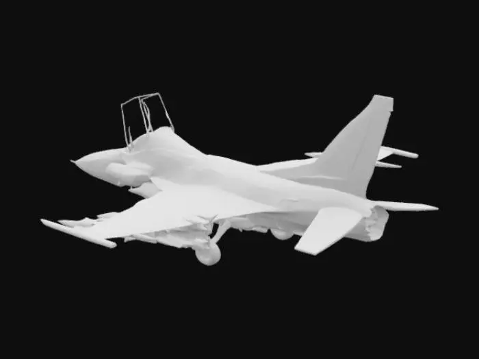 3D model for aereo da caccia F16 USA