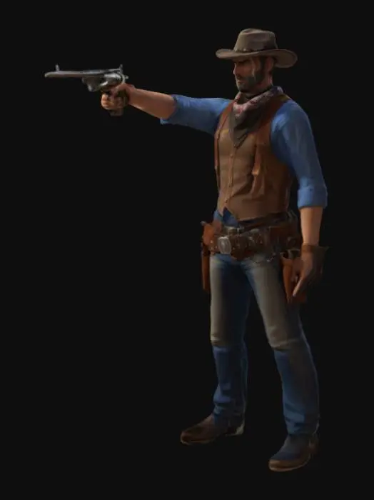 3D model for Cowboy Showdown