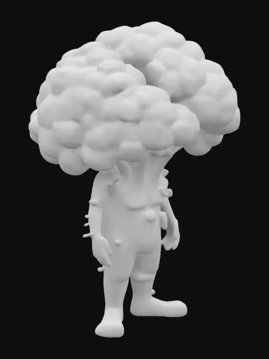 3D model for Broccoli Man