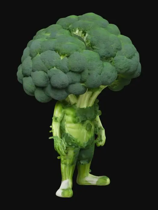 3D model for Broccoli Man