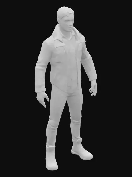 3D model for Mystery Man in Black
