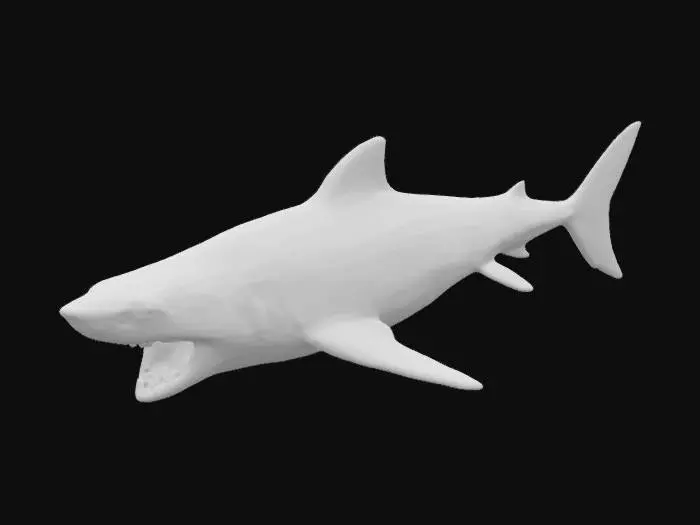 3D model for Ultrarealistic Great White Shark from Jaws