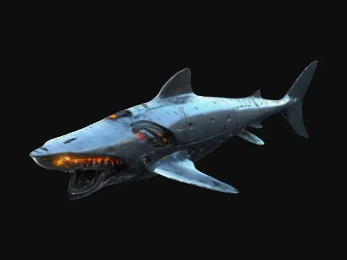 3D model for Ultrarealistic Great White Shark from Jaws