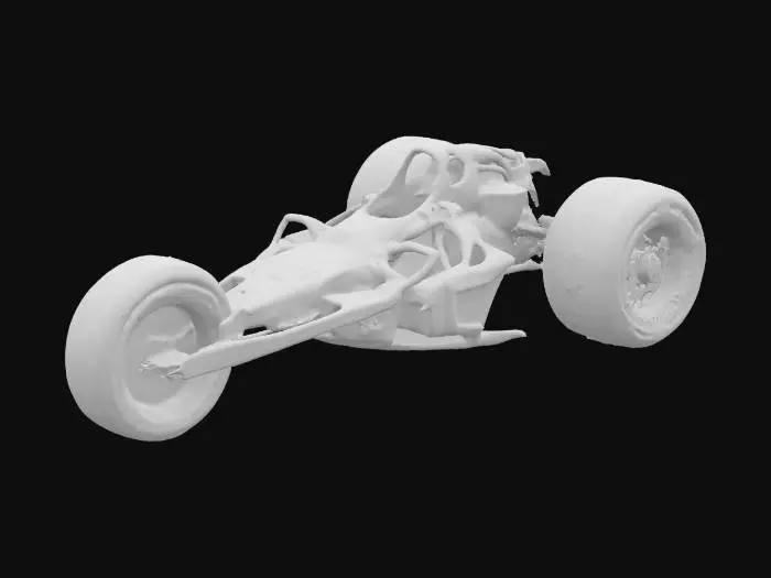 3D model for Futuristic Concept Racer