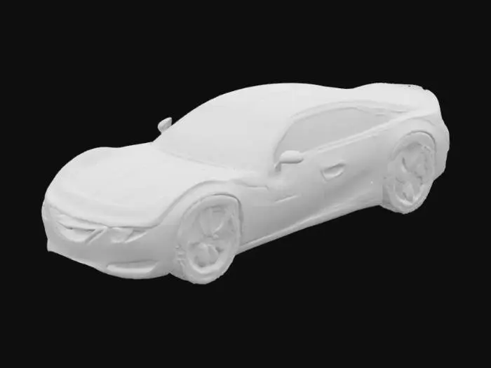 3D model for Futuristic Speedster, #SketchTo3D#