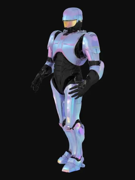 3D model for Part Man. Part Machine. All Cop.