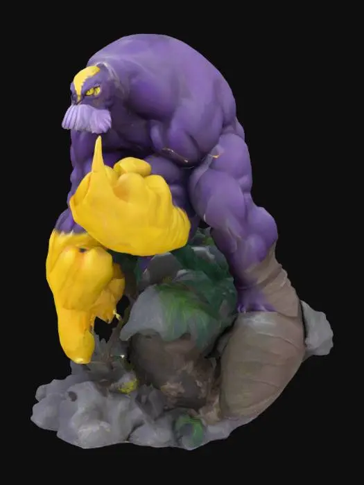 3D model for Muscular Man The Maxx