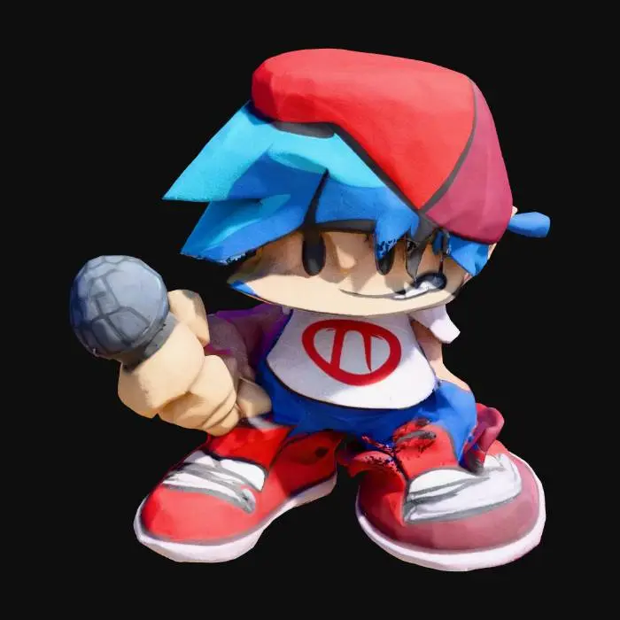 3D model for BF from FNF