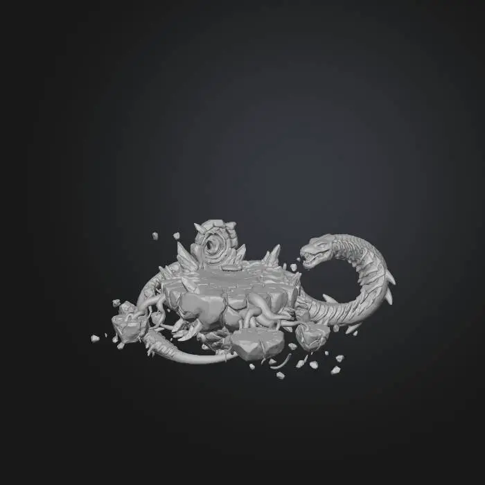 3D model for 3D Game Map: Guardian of the Rift