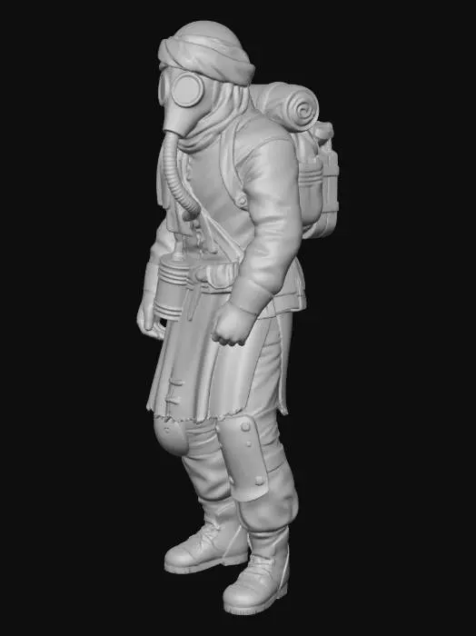 3D model for Gas Mask Survivor