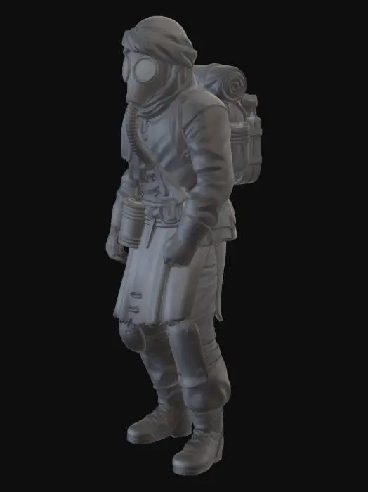 3D model for Gas Mask Survivor