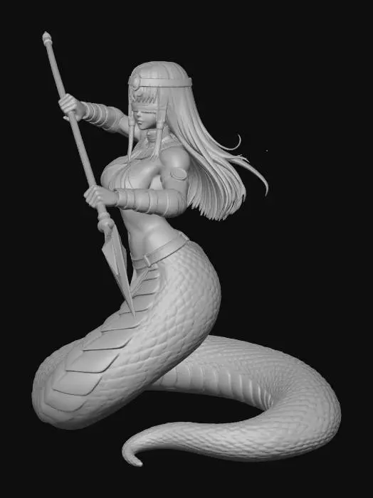 3D model for Serpent Guardian