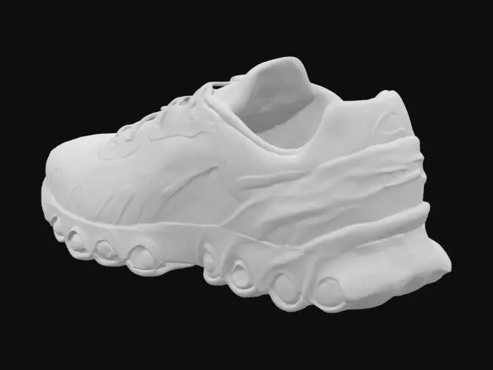 3D model for White Athletic Shoe with Air Pods