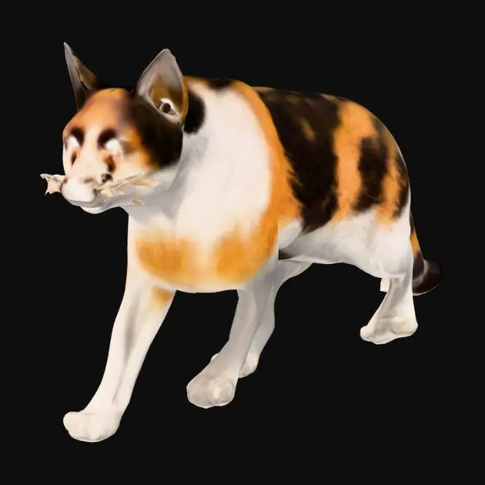 3D model for Calico Stroll