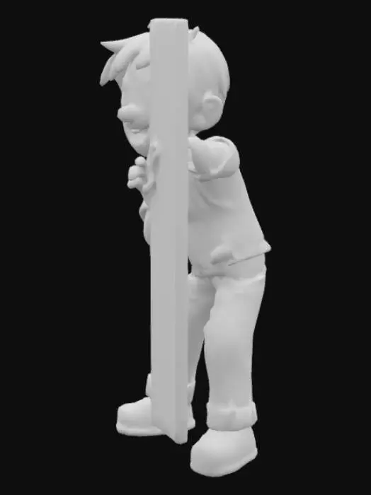 3D model for Peekaboo Kid