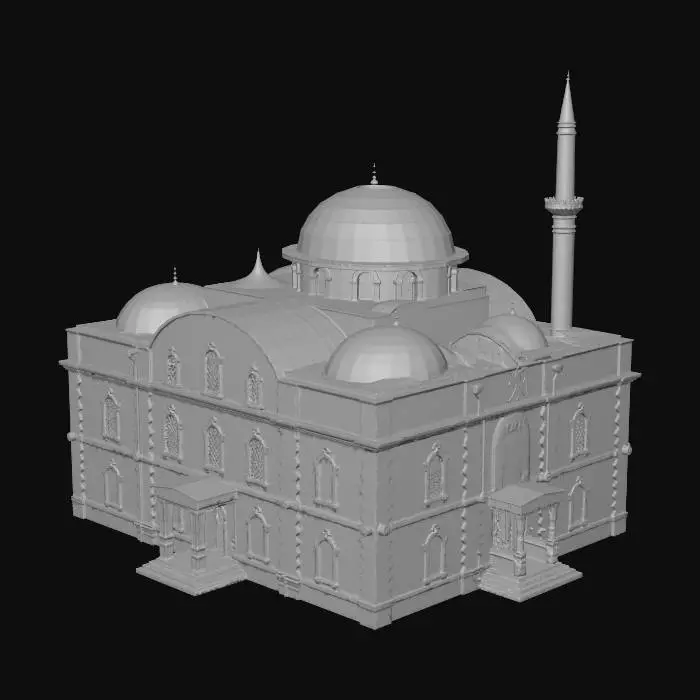 3D model for Zağnos Paşa Camii ve Külliyesi