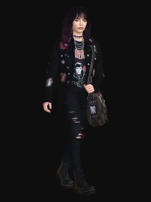 3D model for Patchwork Punk