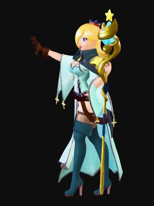 3D model for Sorceress Starwand