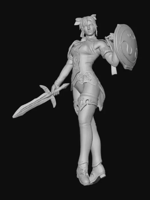 3D model for Soul Warrior Cassandra