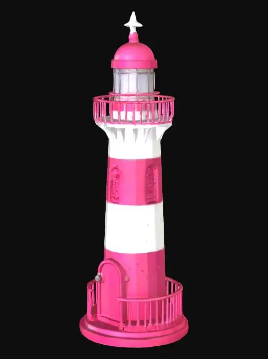 3D model for Pink Beacon